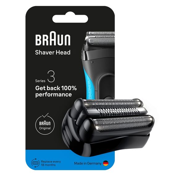 Braun - Series 3 Electric Shaver ORIGINAL Replacement Head, 21B - Black / Health and Personal Care Machines Man Care