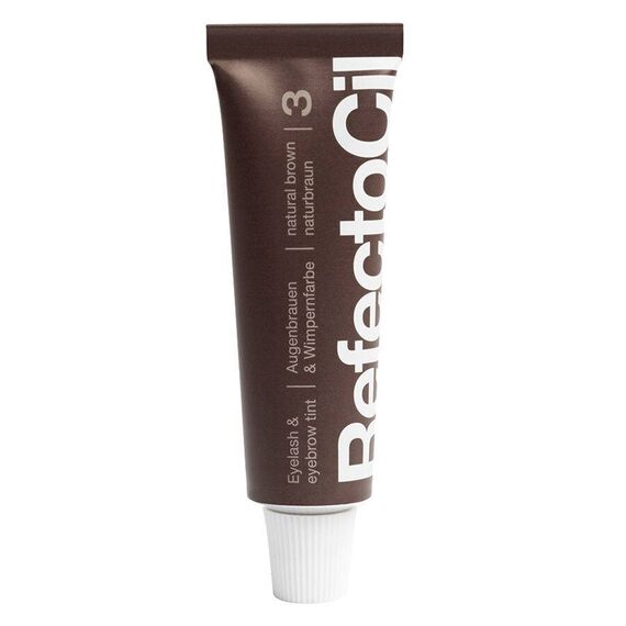 RefectoCil - Eyelash and Eyebrow Color Natural Brown 3 / Beauty Eyes Makeup