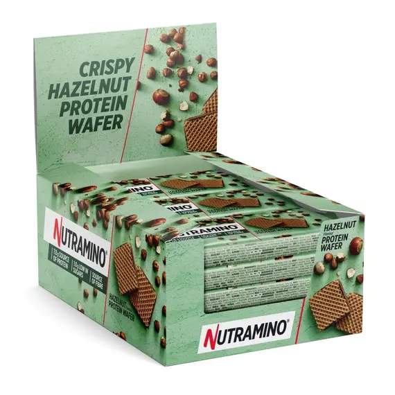 Nutramino - 12x Protein Wafer - Hazelnut 39g / Health and Personal Care Diet and Nutricion Personal Care