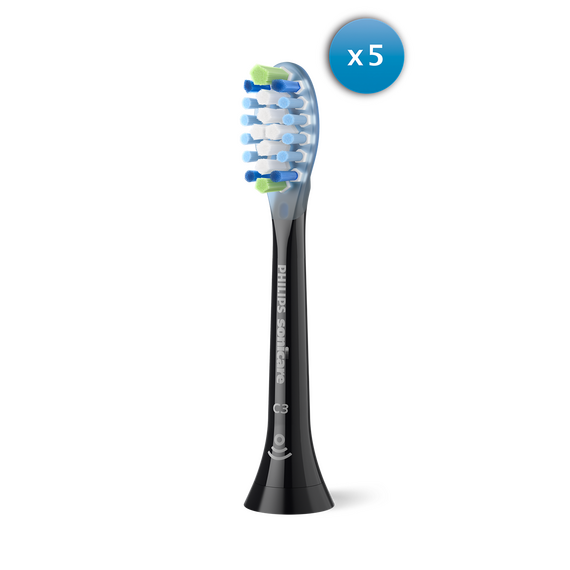 Philips - Sonicare Premium Plaque Defense - Black - 4+1 pcs / Health and Personal Care Υγιεινή Στόματος Προσωπική Φροντίδα
