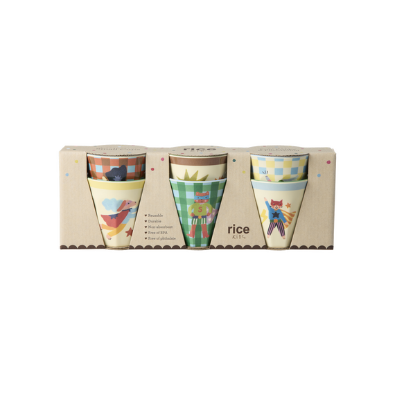 Rice - Melamine Kids Cup with Hero Print - Green - Small / Home and Kitchen Κουζίνα Σπίτι & Κουζίνα