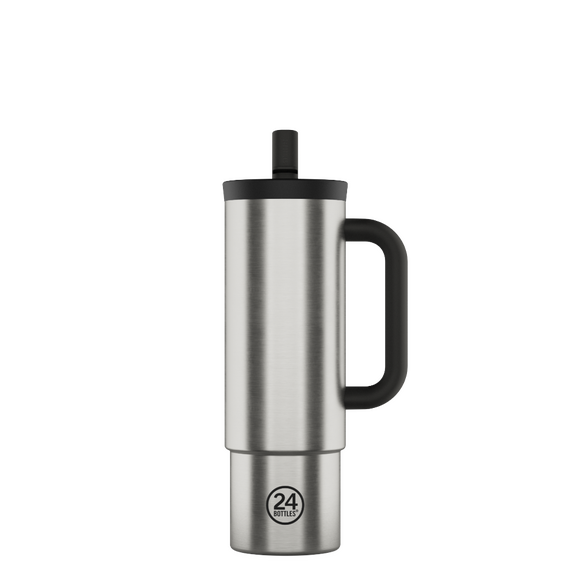 24Bottles - Straw Cup - Brushed Steel - 800 ml / Home and Kitchen Kitchen Home & Kitchen