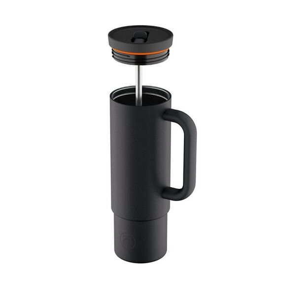 24Bottles - Straw Cup - Tuxedo Black - 800 ml / Home and Kitchen Κουζίνα Σπίτι & Κουζίνα