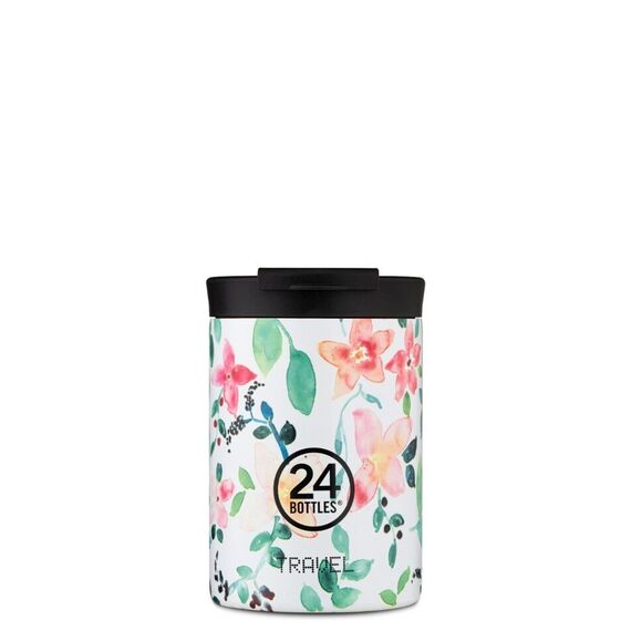 24Bottles - Travel Tumbler - Stone Finish - Little Buds - 350 ml / Home and Kitchen Κουζίνα Σπίτι & Κουζίνα