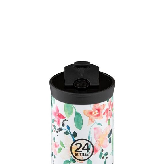 24Bottles - Travel Tumbler - Stone Finish - Little Buds - 350 ml / Home and Kitchen Κουζίνα Σπίτι & Κουζίνα
