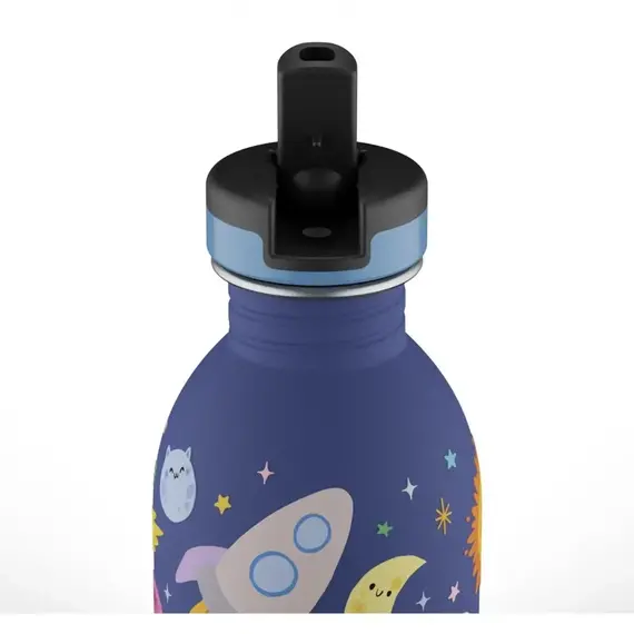 24Bottles - Urban Bottle - Space Friends - Blå - 250 ml / Home and Kitchen Kitchen Home & Kitchen
