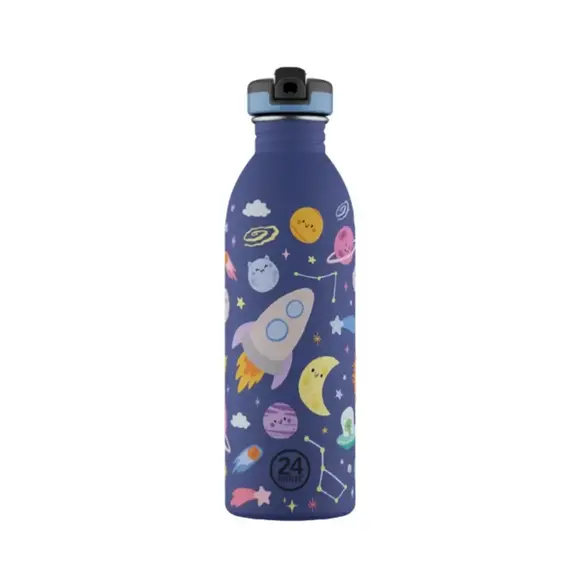 24Bottles - Urban Bottle - Space Friends - Blå - 500 ml / Home and Kitchen Kitchen Home & Kitchen