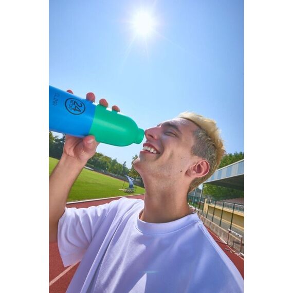 24Bottles - Urban Bottle - Wave - Blå, Grøn - 500 ml / Home and Kitchen Kitchen Home & Kitchen