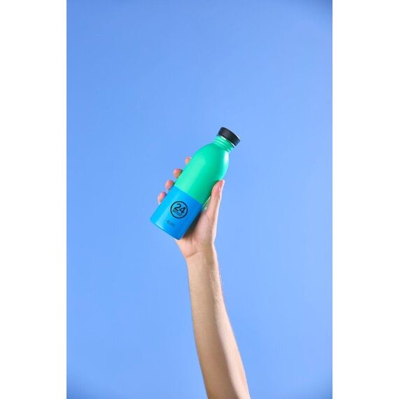 24Bottles - Urban Bottle - Wave - Blå, Grøn - 500 ml / Home and Kitchen Kitchen Home & Kitchen