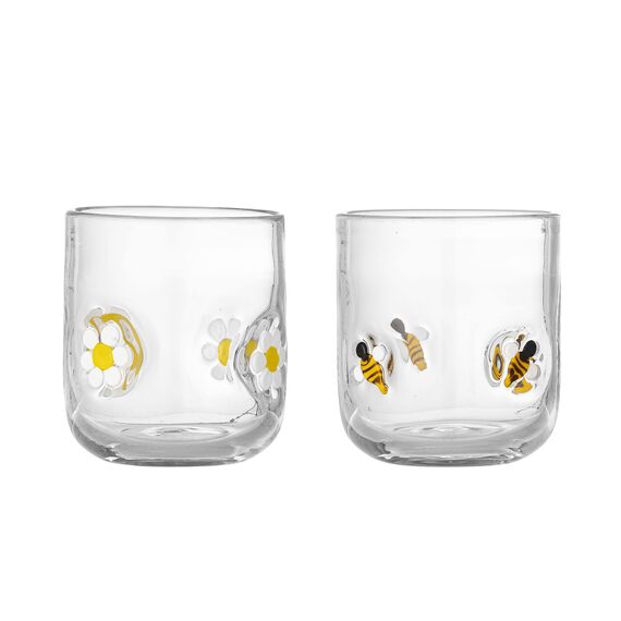 Bloomingville - Buzz Drinking Glass - Set Of 2 - Clear / Home and Kitchen Kitchen Home & Kitchen