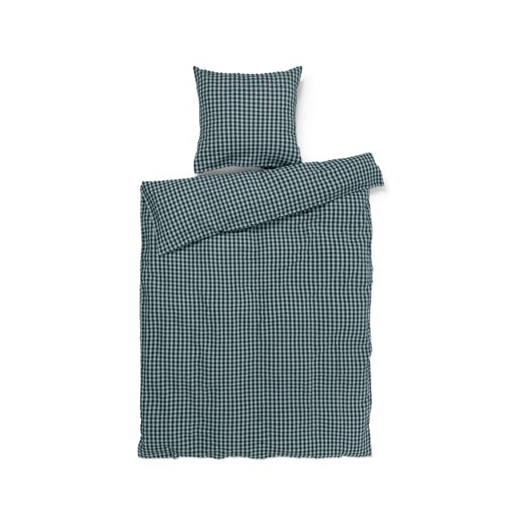Juna - Bæk&Bølge Bed Linen - Green/Light Blue - 140x220 cm / Home and Kitchen Bedding Home & Kitchen