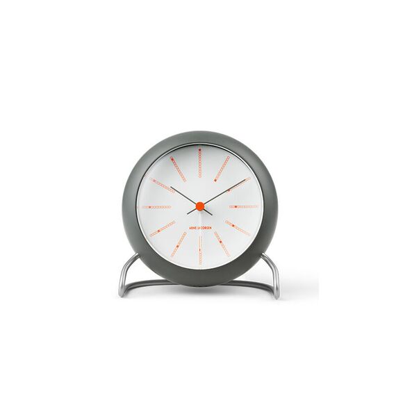Arne Jacobsen - Bankers Table Clock - Ø11 cm - Dark Grey / Home and Kitchen Διακόσμηση Σπίτι & Κουζίνα
