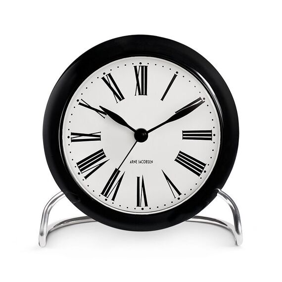 Arne Jacobsen - Roman Table Clock - Ø11 cm - White & Black / Home and Kitchen Διακόσμηση Σπίτι & Κουζίνα