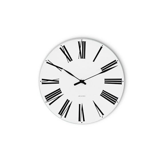 Arne Jacobsen - Roman Wall Clock - Ø21 cm - White / Home and Kitchen Διακόσμηση Σπίτι & Κουζίνα