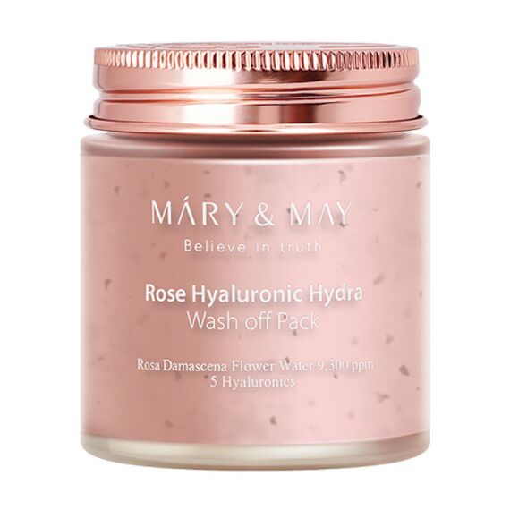 Mary&May - Rose Hyaluronic Hydra Wash Off Pack - 125 grams / Beauty Face Face Care