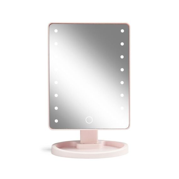 Gillian Jones - Hollywood mirror with Touch, LED light and USB-C - Rosa / Beauty Uncategorized (Beauty)