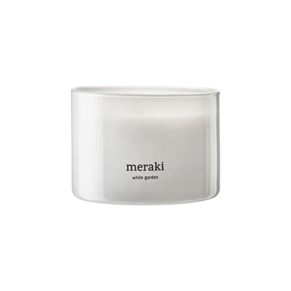 Meraki - Scented candle - White garden - h: 7.5 cm, dia: 10 cm / Home and Kitchen Αταξινόμητα (Σπίτι & Κουζίνα) Σπίτι & Κουζίνα