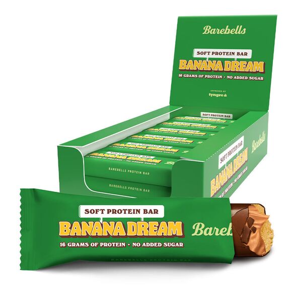 Barebells - Soft Protein Bar - Banana Dream (12x 55g) / Health and Personal Care Uncategorized (Beauty)