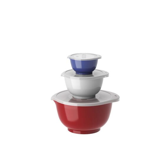 Rosti - Margrethe Mixing Bowl French Set – 6 Pieces – 0.25 + 0.75 + 3 Litres – Red, White, Blue / Home and Kitchen Αταξινόμητα (Σπίτι & Κουζίνα) Σπίτι & Κουζίνα