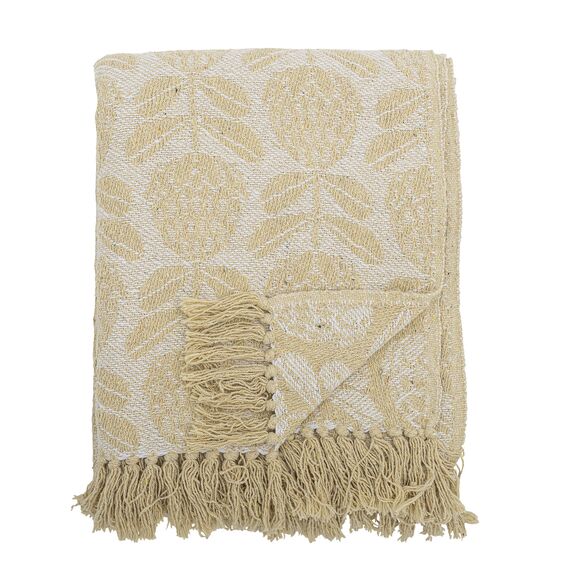 Bloomingville - Pratello Throw - Yellow / Home and Kitchen Uncategorized (Home & Kitchen) Home & Kitchen