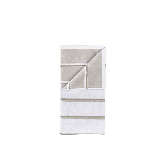 Zone Denmark - Sauna Bath Towel 140x70 cm - White, Soft Grey, Eucalyptus / Home and Kitchen Uncategorized (Home & Kitchen) Home & Kitchen