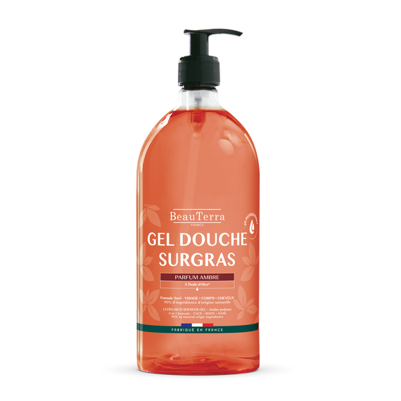 BeauTerra - Ultra Rich Shower Gel - Ambre - 1L / Beauty Uncategorized (Beauty)