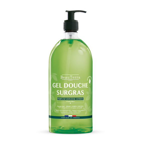 BeauTerra - Ultra Rich Shower Gel - Lemon Verbena - 1L / Beauty Αταξινόμητα (Ομορφιά)