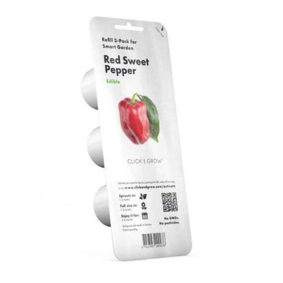 Click and Grow  - Smart Garden Refill 3-pack Sweet red peppers / Home and Kitchen Uncategorized (Home & Kitchen) Home & Kitchen