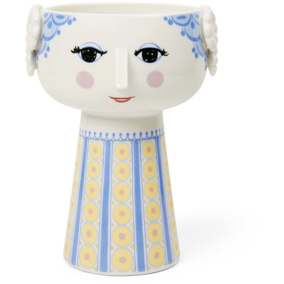 Bjørn Wiinblad ​- Eva Vase - H18.5 cm - Blue / Home and Kitchen Αταξινόμητα (Σπίτι & Κουζίνα) Σπίτι & Κουζίνα