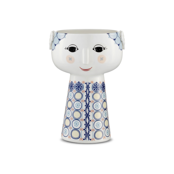Bjørn Wiinblad ​- Eva Vase - H18.5 cm - Blue / Home and Kitchen Αταξινόμητα (Σπίτι & Κουζίνα) Σπίτι & Κουζίνα