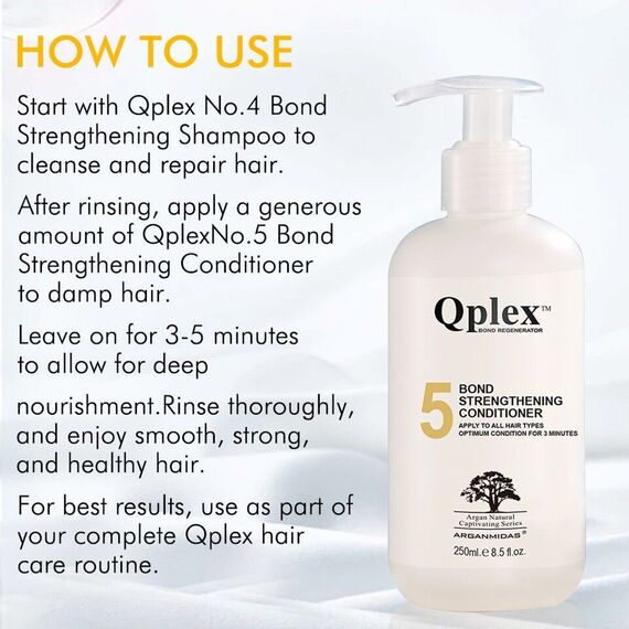 Arganmidas - Qplex No.5 BOND STRENGTHENING CONDITIONER - 250ml / Beauty Uncategorized (Beauty)