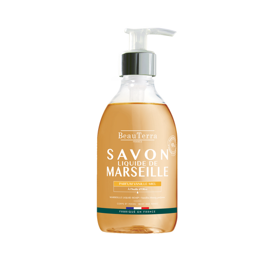 BeauTerra - Marseille Liquid Soap - Honey Vanilla - 300 ml / Beauty Αταξινόμητα (Ομορφιά)