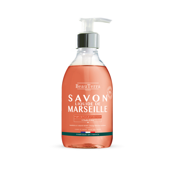 BeauTerra - Marseille Liquid Soap - Orange Blossom - 300 ml / Beauty Αταξινόμητα (Ομορφιά)