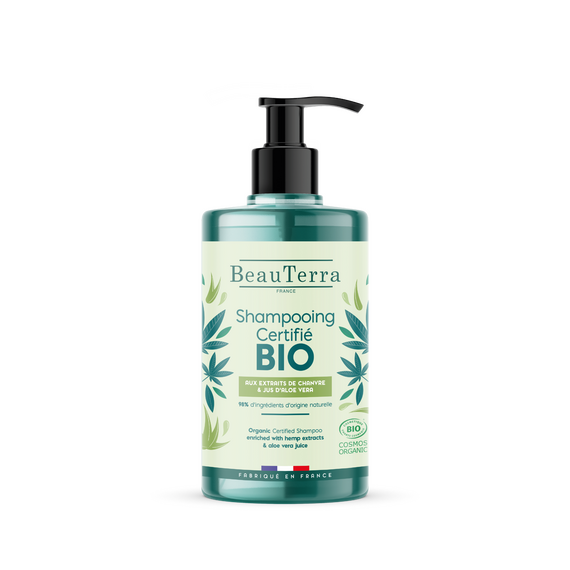 BeauTerra - Organic Shampoo with Hemp and Aloe Vera - 750 ml / Beauty Uncategorized (Beauty)