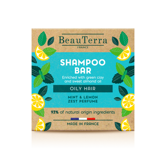 BeauTerra - Shampoo bar - Oily hair - 75 / Beauty Uncategorized (Beauty)