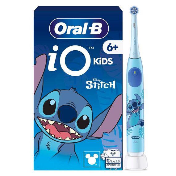 Oral B - iO Kids Disney Stitch Electric Toothbrush - Light Blue / Health and Personal Care Uncategorized (Beauty)