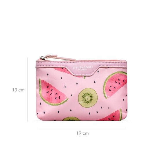 Gillian Jones - Urban Travel makeup bag - Watermelon & Kiwi - L19 × H13 × W2 CM / Beauty Αταξινόμητα (Ομορφιά)