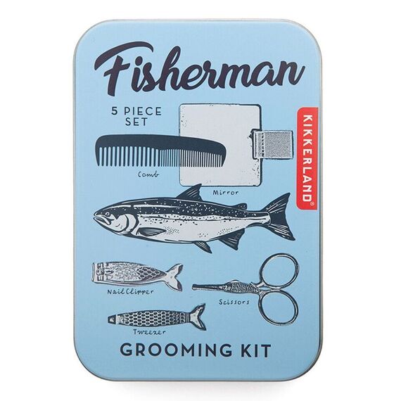 Kikkerland - Fisherman Grooming Kit - 3 x 4.5 x 1 / Health and Personal Care Uncategorized (Beauty)