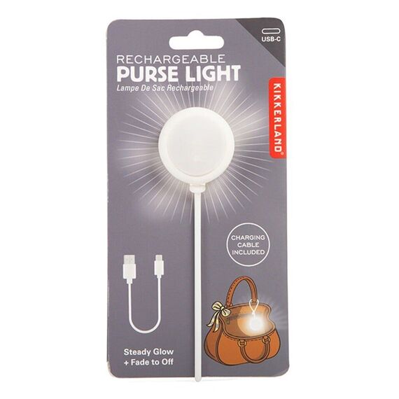 Kikkerland - Rechargeable Purse Light - 1.50 x 8.25 x 0.50 inches / Luggage and Travel Gear Uncategorized (Luggages & Bags) Lugagges & Bags
