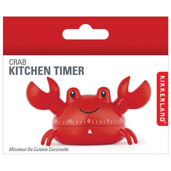 Kikkerland - Crab Kitchen Timer - 2.25 x 2.5 x 4.25 / Home and Kitchen Uncategorized (Home & Kitchen) Home & Kitchen