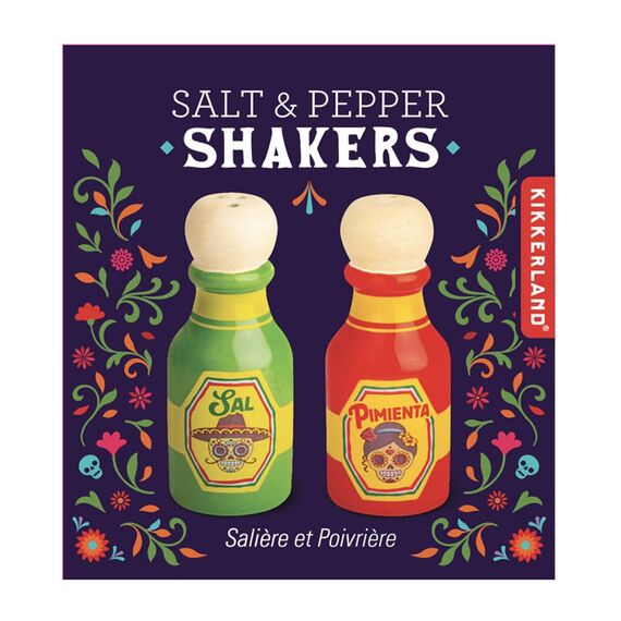 Kikkerland - Hot Sauce Salt & Pepper Shakers - 1.5 inches in diameter and 3.5 inches in height / Home and Kitchen Uncategorized (Home & Kitchen) Home & Kitchen
