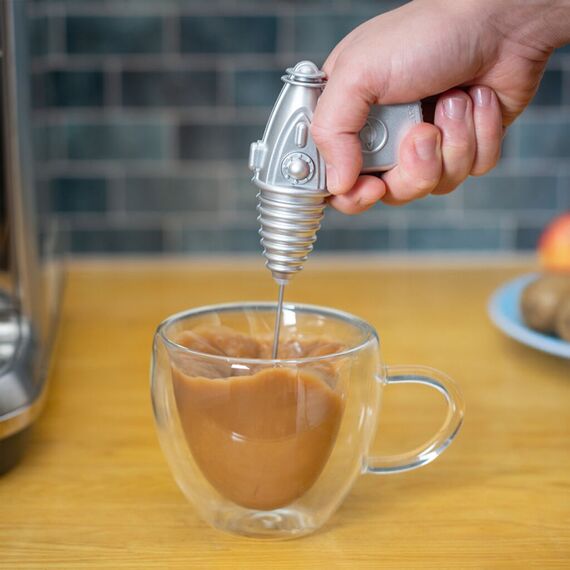 Kikkerland - Space Gun Frother - 7 x 4.25 x 1.5 / Home and Kitchen Uncategorized (Home & Kitchen) Home & Kitchen