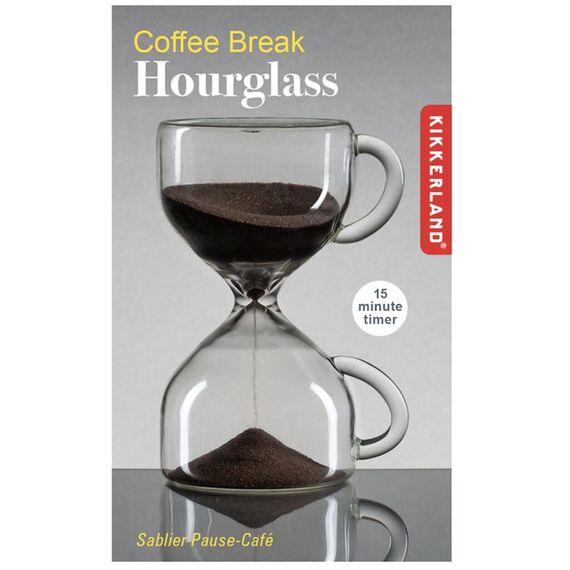 Kikkerland - Coffee Break Sand Timer - Coffee-colored - 5 x 3.5 x 2.75 / Home and Kitchen Uncategorized (Home & Kitchen) Home & Kitchen