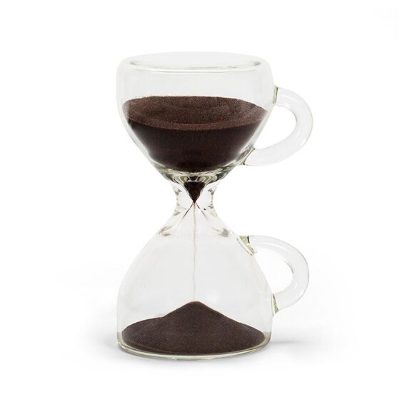 Kikkerland - Coffee Break Sand Timer - Coffee-colored - 5 x 3.5 x 2.75 / Home and Kitchen Uncategorized (Home & Kitchen) Home & Kitchen