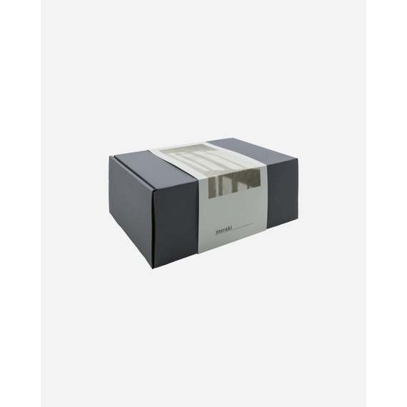 Meraki - Gift Box with Grey Holder, Nature Brush, Forest Garden Dish Wash - White - 1000 ml, 32x23x13.5 cm / Home and Kitchen Αταξινόμητα (Σπίτι & Κουζίνα) Σπίτι & Κουζίνα