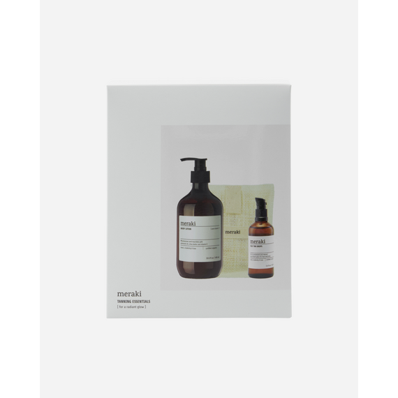 Meraki - Gift Box with Self Tan Drops, Bath Mitt, Body Lotion - White - 140g, 100ml, 490ml / Beauty Αταξινόμητα (Ομορφιά)