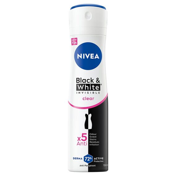 Nivea - Black & White Invisible Original Female Spray - 150ml / Beauty Uncategorized (Beauty)
