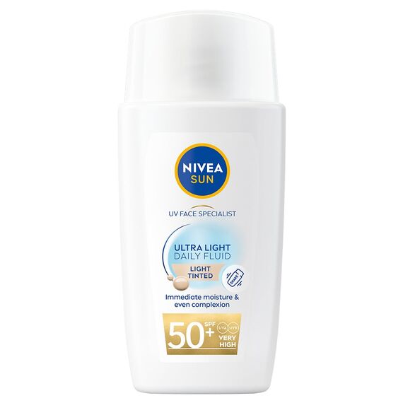 Nivea - Daily Fluid Light Tinted SPF 50+ - 40 ml / Beauty Uncategorized (Beauty)