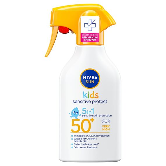 Nivea - Kids Sensitive Trigger Spray SPF50+ - 250 ml / Beauty Uncategorized (Beauty)