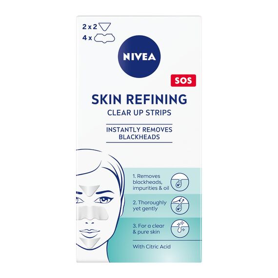 Nivea - Refining Clear-Up Strips - 6 stk. / Beauty Uncategorized (Beauty)